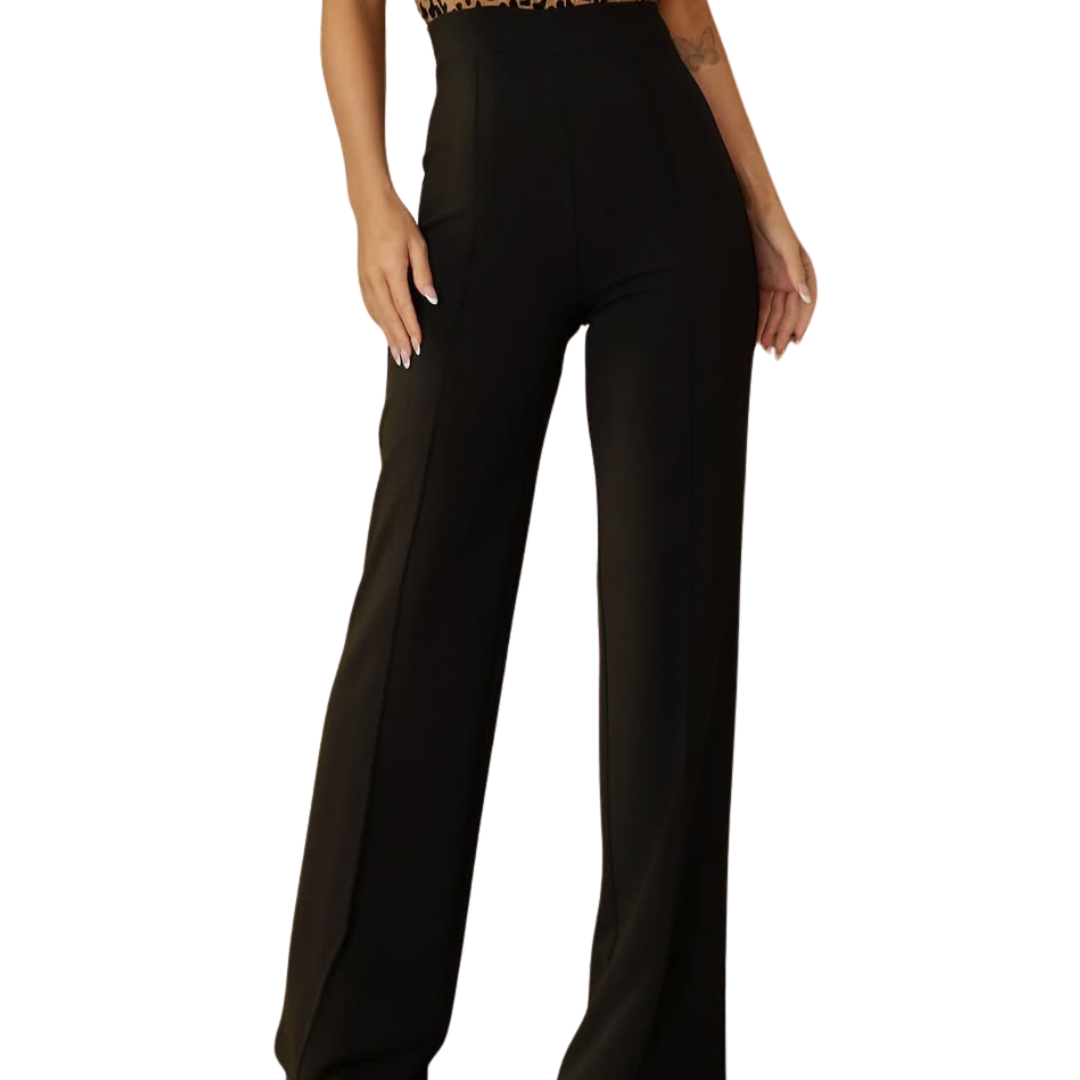 PANTALÓN RECTO NEGRO