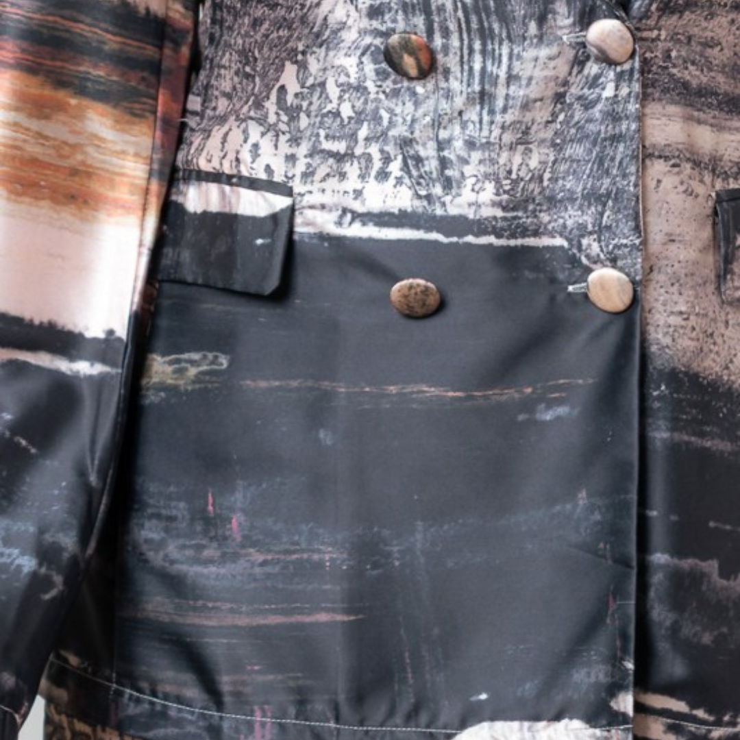 SET BLAZER Y PANTALÓN ESTAMPADO