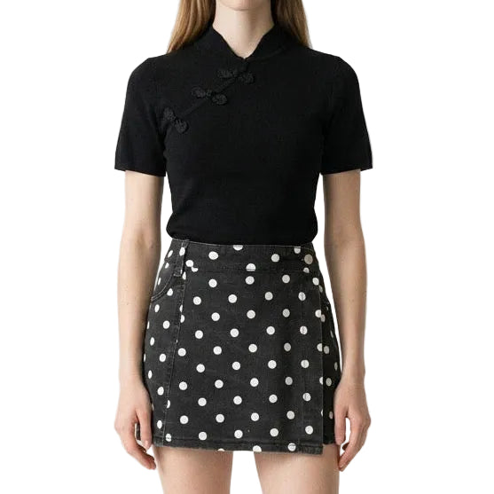 BLUSA ESTILO JAPONES NEGRA