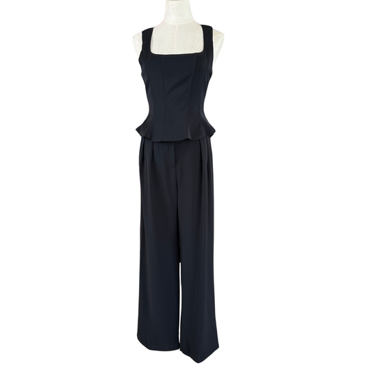 SET BLUSA SIN MANGAS Y PANTALON NEGRO