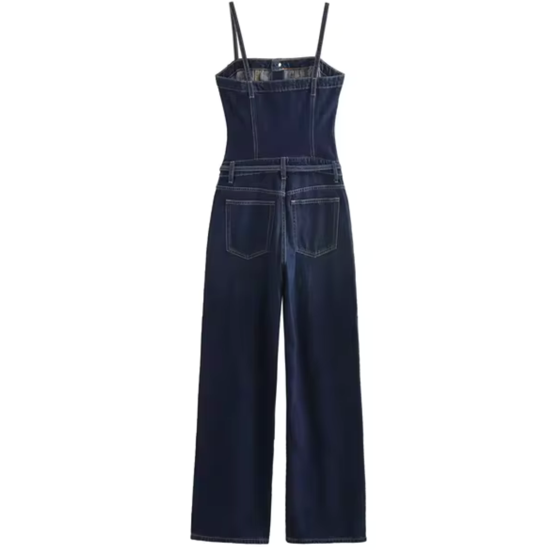 JUMPSUIT DENIM CON CINTO