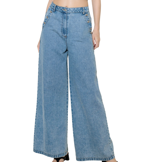 FLARE JEANS LIGHT DENIM
