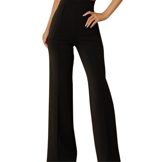 PANTALÓN RECTO NEGRO