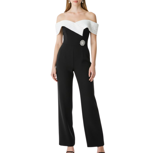 JUMPSUIT BLACK AND WHITE MANGA CAIDA