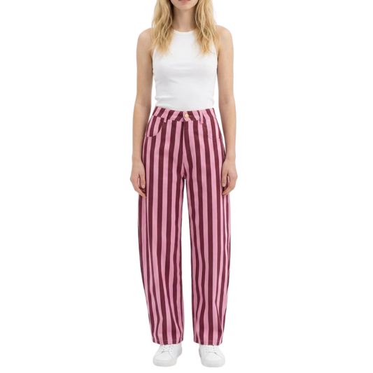 PANTALON RAYAS ROSAS Y ROJOS