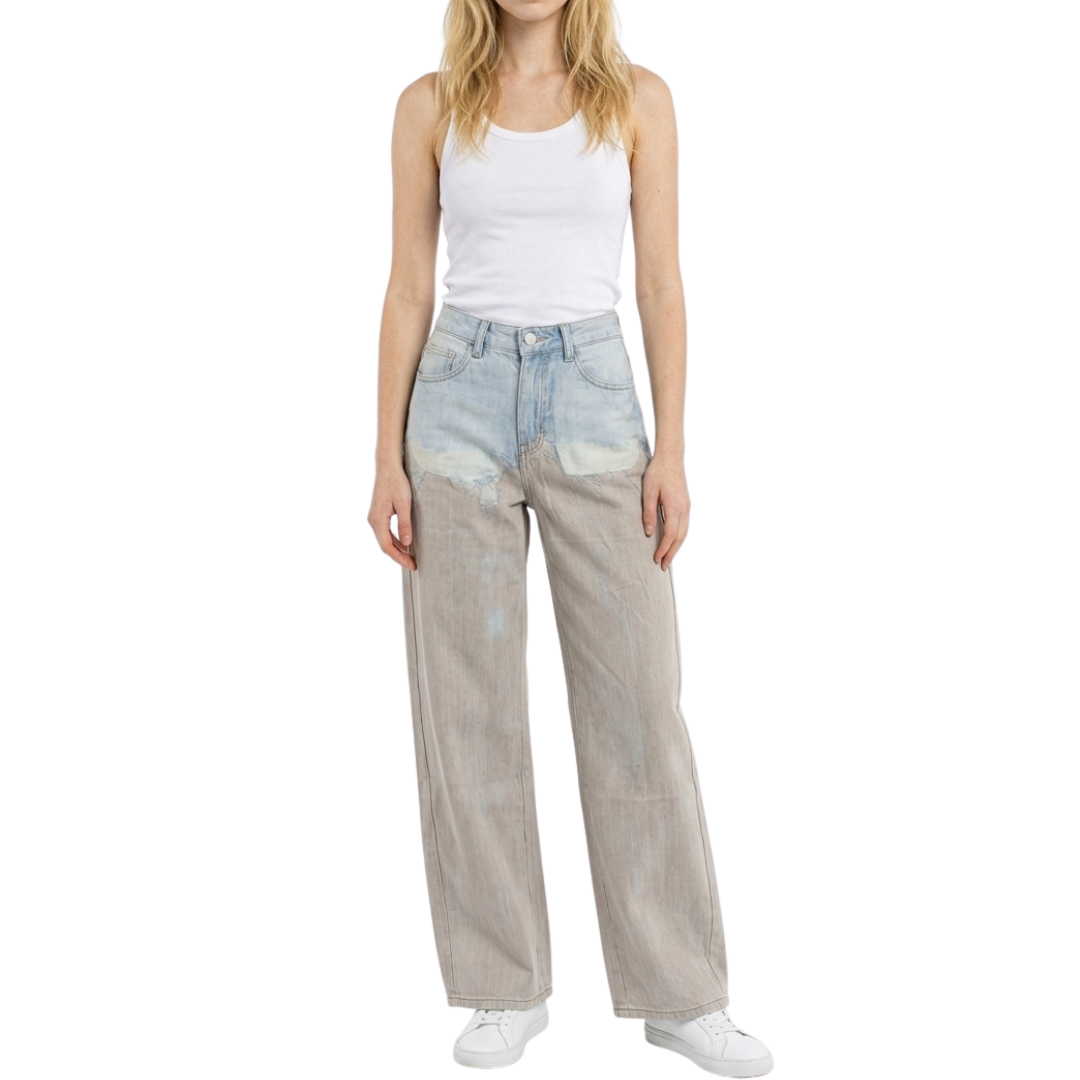 JEANS DENIM OFF WHITE