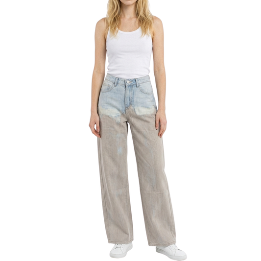 JEANS DENIM OFF WHITE