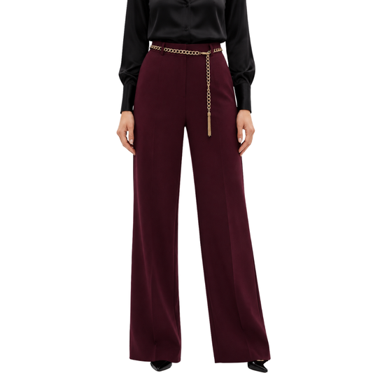 PANTALON UVA CON CADENA DORADA