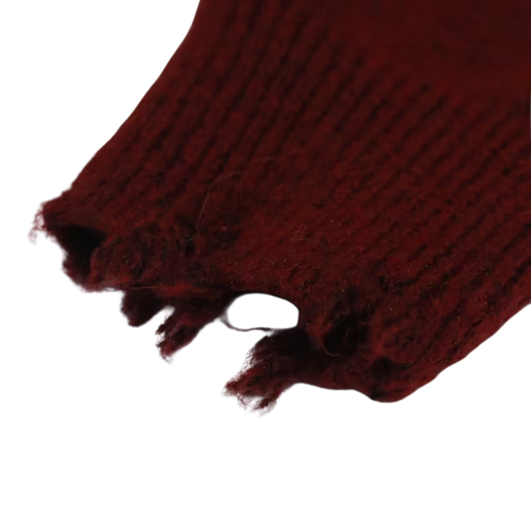 SUETER ROJO CON LENTEJUELA PLATEADA