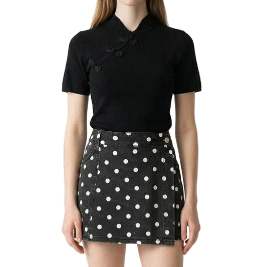 BLUSA ESTILO JAPONES NEGRA