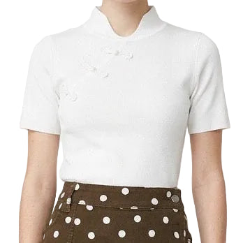 BLUSA ESTILO JAPONES BLANCA