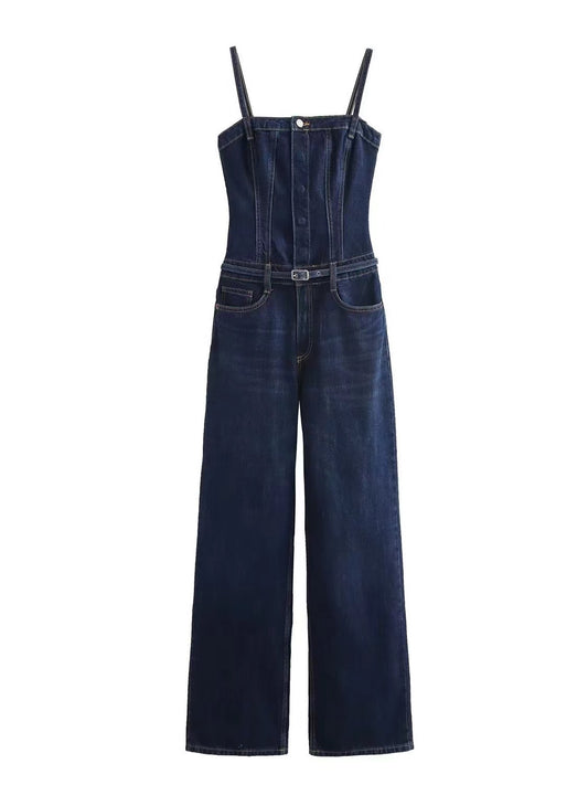 JUMPSUIT DENIM CON CINTO