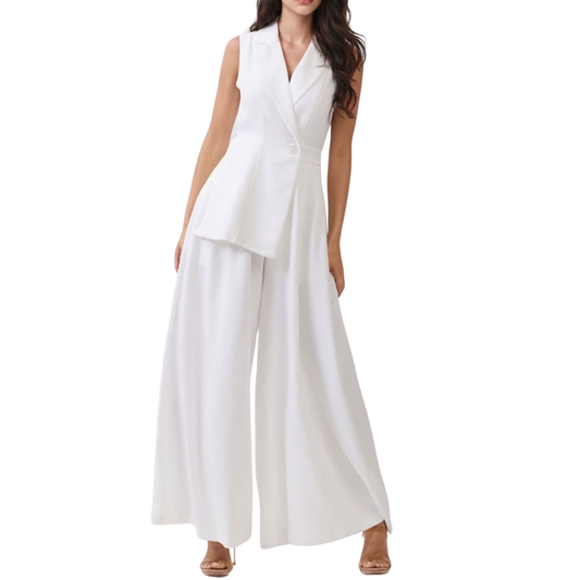 JUMPSUIT BLANCO CRUZADO