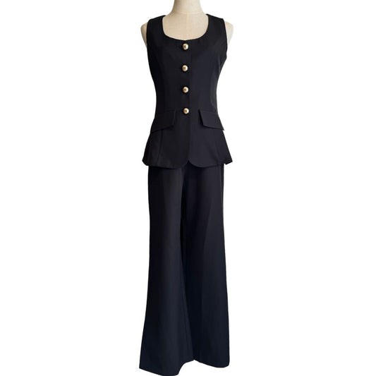 JUMPSUIT NEGRO CON BOTONES